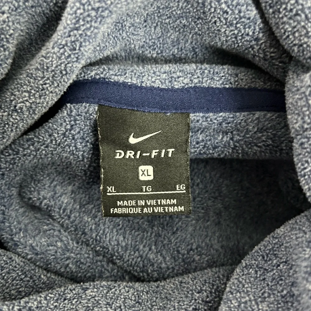 Nike Dri-Fit Microfiber Fleece Cowl Neck Blue Pullover Womens Extra Large‎ (XL)